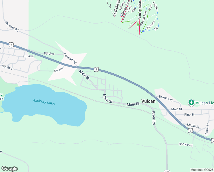 map of restaurants, bars, coffee shops, grocery stores, and more near 4994 Mission Street in Vulcan