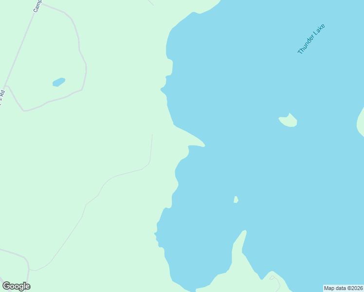 map of restaurants, bars, coffee shops, grocery stores, and more near 6624 Thunder Lake Road in Rhinelander