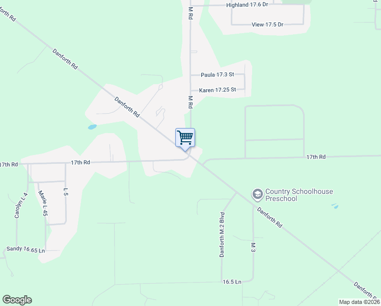 map of restaurants, bars, coffee shops, grocery stores, and more near 4889 Danforth Road in Escanaba