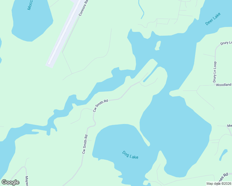 map of restaurants, bars, coffee shops, grocery stores, and more near 6713 Cw Smith Road in Three Lakes