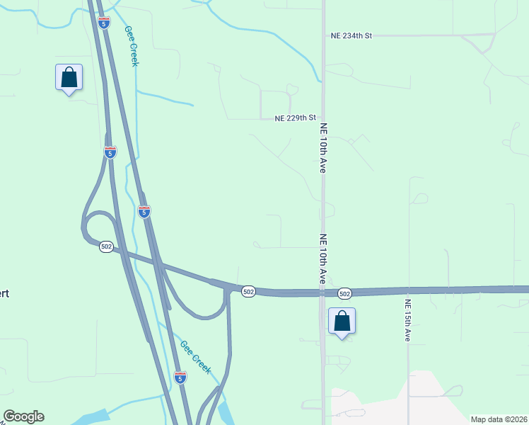 map of restaurants, bars, coffee shops, grocery stores, and more near 710 Northeast 221st Way in Ridgefield