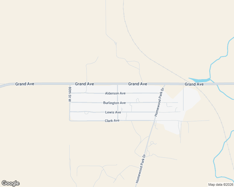 map of restaurants, bars, coffee shops, grocery stores, and more near 7701 Alderson Avenue in Billings