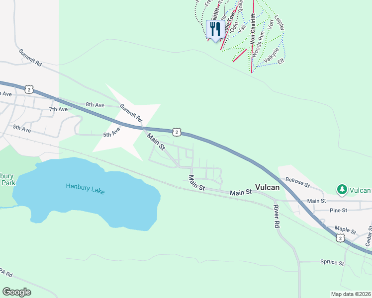 map of restaurants, bars, coffee shops, grocery stores, and more near Mission Street in Dickinson County