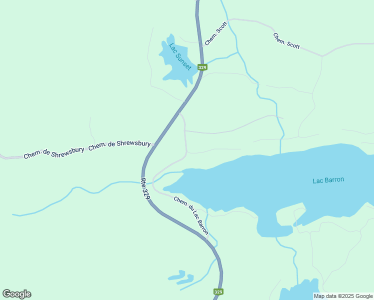 map of restaurants, bars, coffee shops, grocery stores, and more near 34 Chemin du Lac Barron in Gore