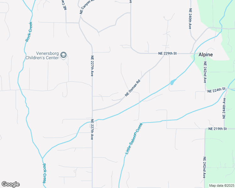 map of restaurants, bars, coffee shops, grocery stores, and more near 22408 Northeast 231st Avenue in Battle Ground
