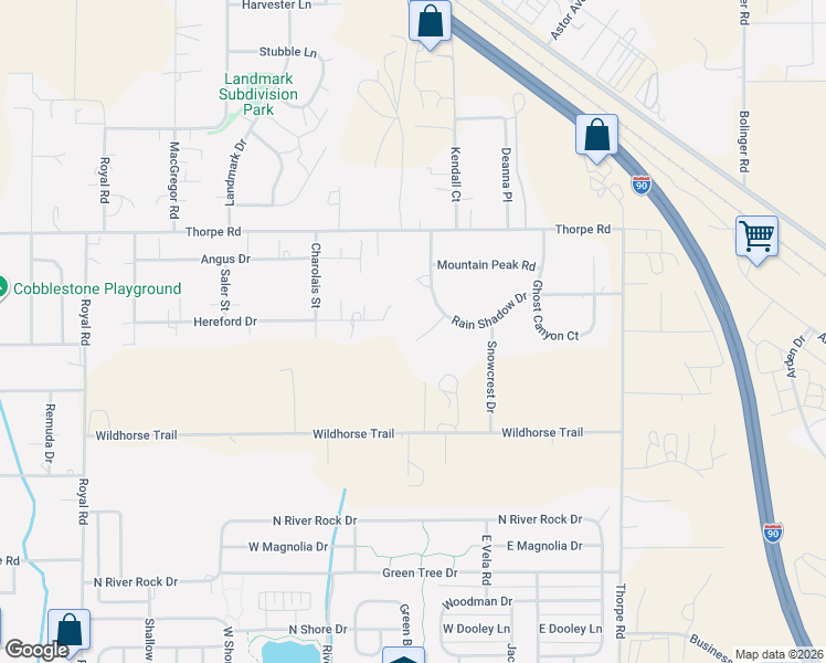 map of restaurants, bars, coffee shops, grocery stores, and more near 472 Hereford Drive in Belgrade