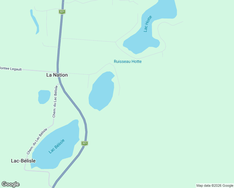 map of restaurants, bars, coffee shops, grocery stores, and more near 252 Chemin du Lac des Quatre Chemins in Outaouais