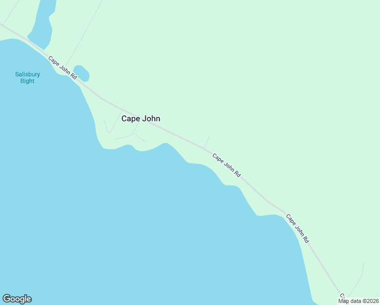map of restaurants, bars, coffee shops, grocery stores, and more near 685 Cape John Road in Cape John