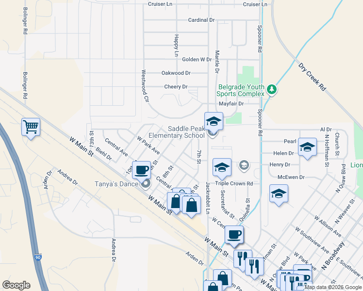 map of restaurants, bars, coffee shops, grocery stores, and more near 213 8th Street in Belgrade