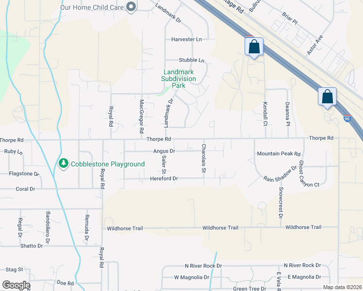 map of restaurants, bars, coffee shops, grocery stores, and more near 4012-4014 Thorpe Road in Belgrade