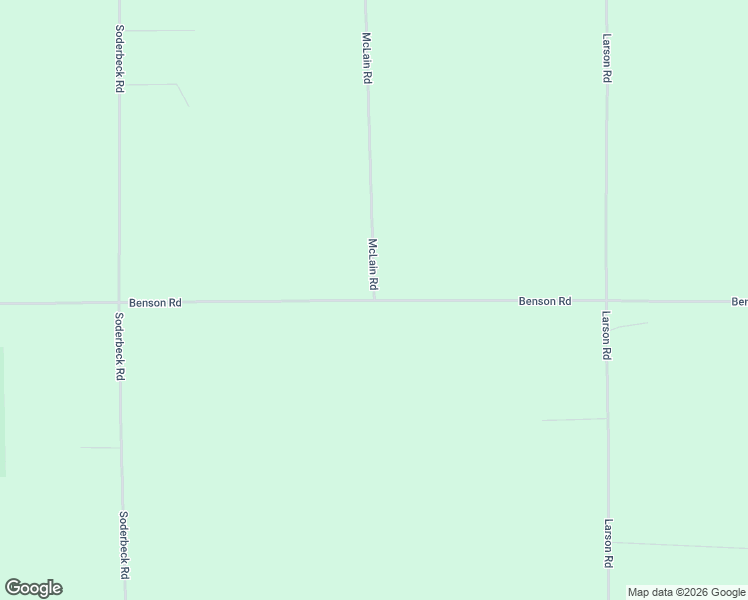 map of restaurants, bars, coffee shops, grocery stores, and more near Benson Road in Grantsburg