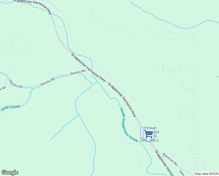 map of restaurants, bars, coffee shops, grocery stores, and more near 32022 Scappoose Vernonia Highway in Scappoose
