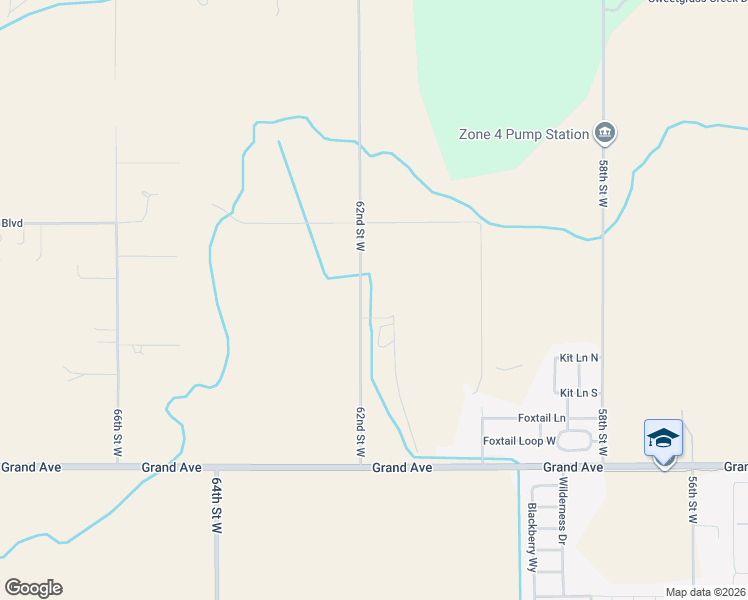 map of restaurants, bars, coffee shops, grocery stores, and more near 6350 62nd Street West in Billings