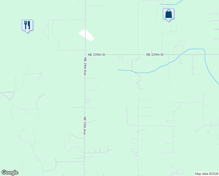 map of restaurants, bars, coffee shops, grocery stores, and more near 23401 Northeast 29th Avenue in Ridgefield