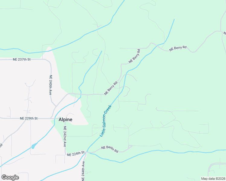 map of restaurants, bars, coffee shops, grocery stores, and more near 24711 Northeast Berry Road in Battle Ground
