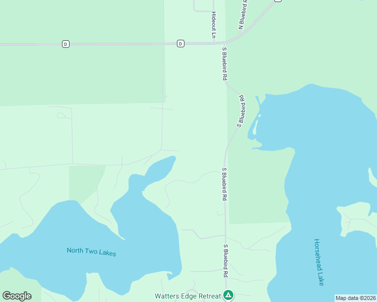 map of restaurants, bars, coffee shops, grocery stores, and more near 8008 Vesper Terrace in Lake Tomahawk