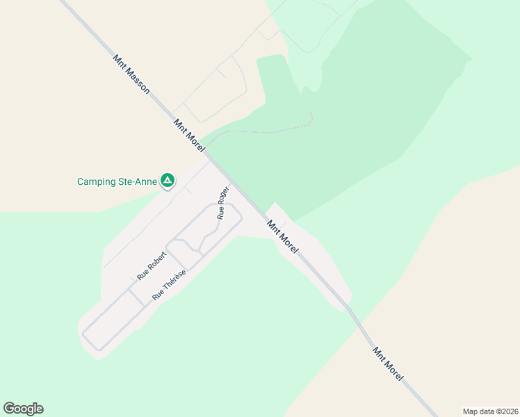 map of restaurants, bars, coffee shops, grocery stores, and more near 415 Montée Morel in Sainte-Anne-des-Plaines