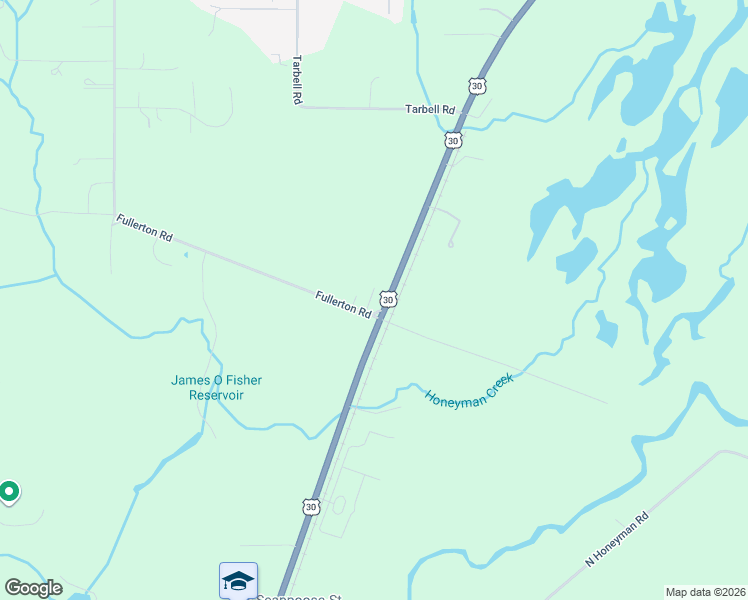 map of restaurants, bars, coffee shops, grocery stores, and more near 54886 Fullerton Road in Scappoose