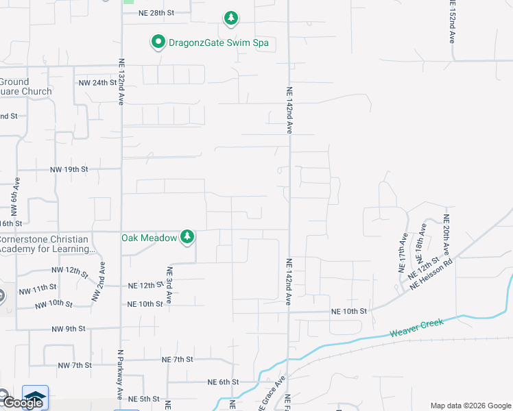 map of restaurants, bars, coffee shops, grocery stores, and more near 1524 Northeast 9th Avenue in Battle Ground