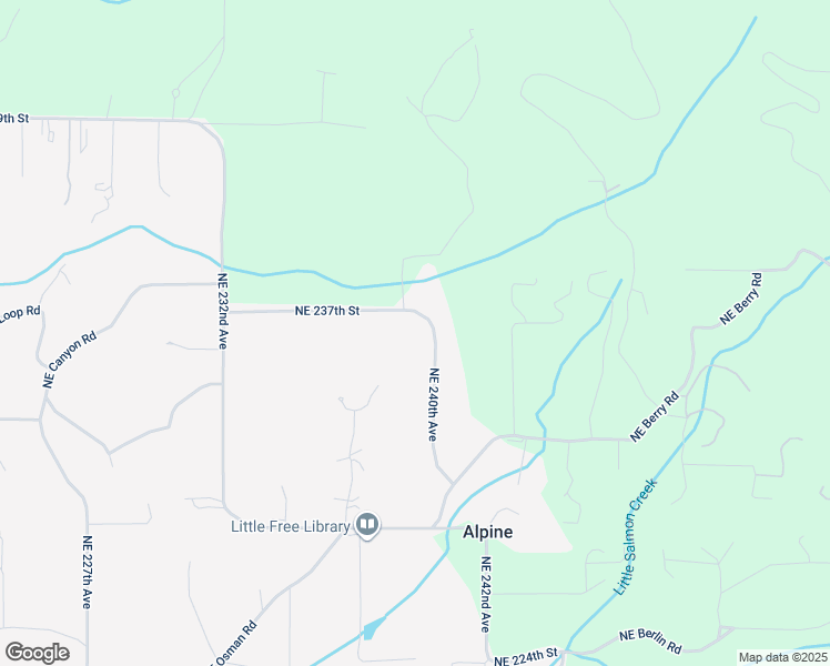 map of restaurants, bars, coffee shops, grocery stores, and more near 23608 Northeast 240th Avenue in Battle Ground