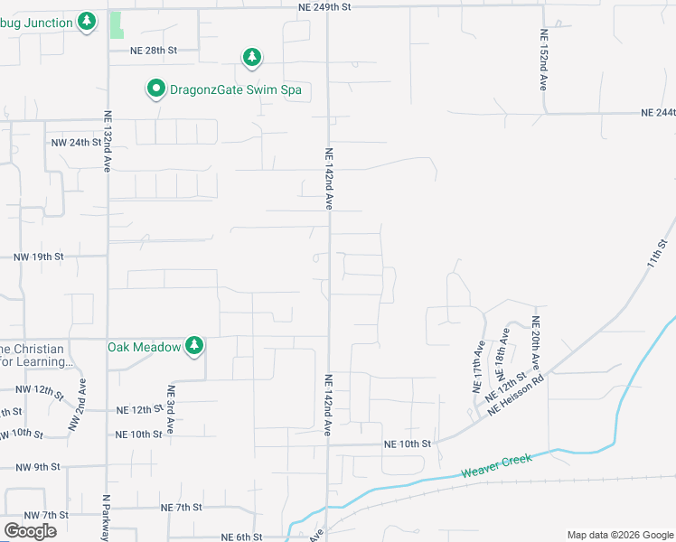 map of restaurants, bars, coffee shops, grocery stores, and more near 1806 Northeast 11th Avenue in Battle Ground