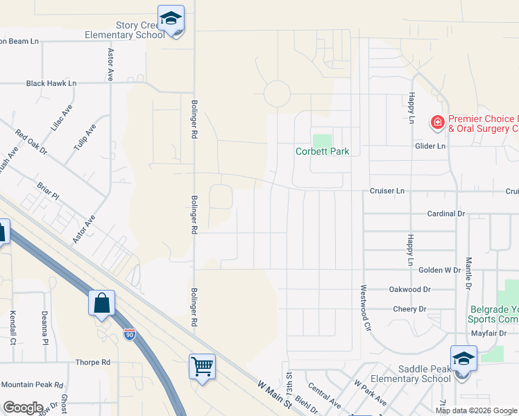 map of restaurants, bars, coffee shops, grocery stores, and more near 701 Halfpipe Street in Belgrade
