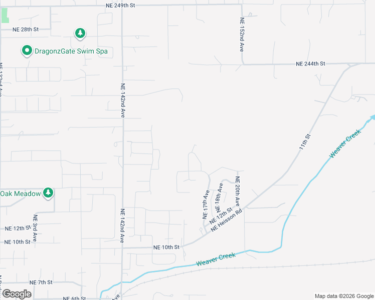 map of restaurants, bars, coffee shops, grocery stores, and more near 1720 Northeast 16th Loop in Battle Ground