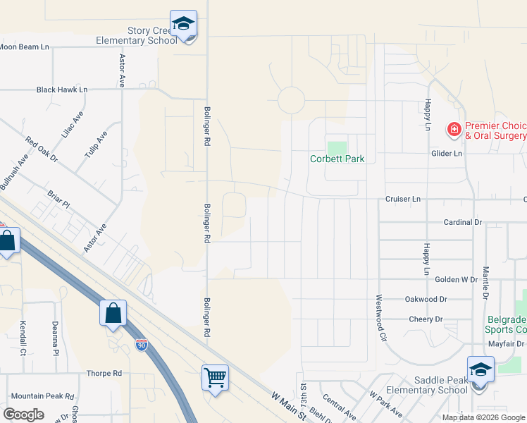 map of restaurants, bars, coffee shops, grocery stores, and more near 709 Halfpipe Street in Belgrade