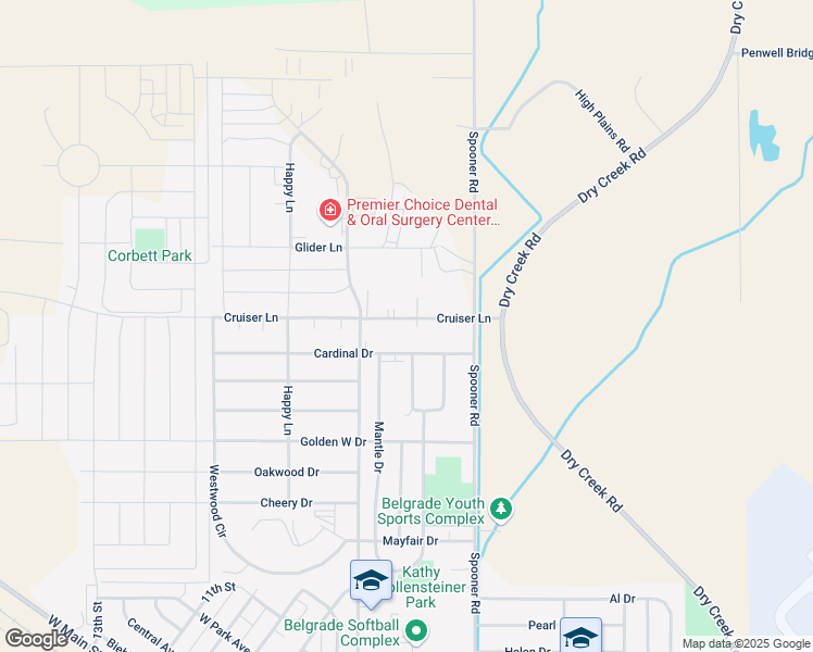 map of restaurants, bars, coffee shops, grocery stores, and more near 1124 Cruiser Lane in Belgrade