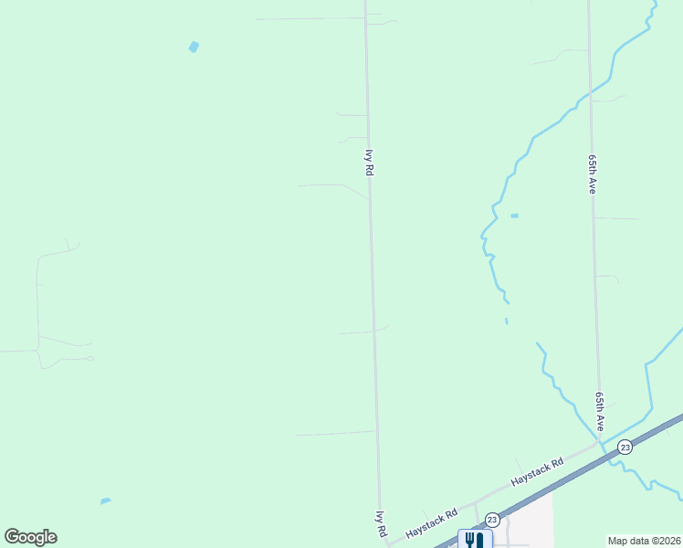 map of restaurants, bars, coffee shops, grocery stores, and more near 17263 Ivy Road in Milaca