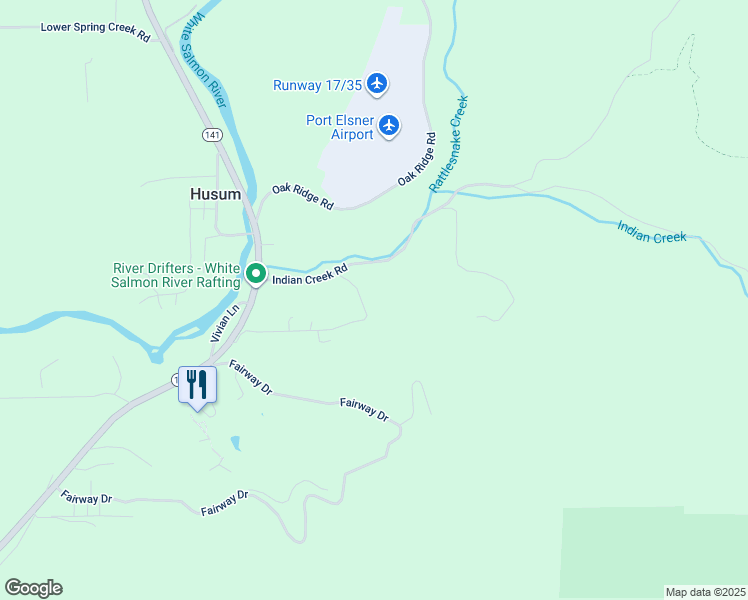 map of restaurants, bars, coffee shops, grocery stores, and more near 3 Tomahawk Road in White Salmon