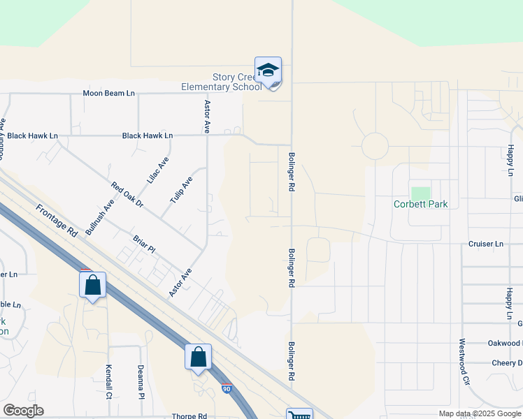 map of restaurants, bars, coffee shops, grocery stores, and more near 385 Bolinger Road in Belgrade