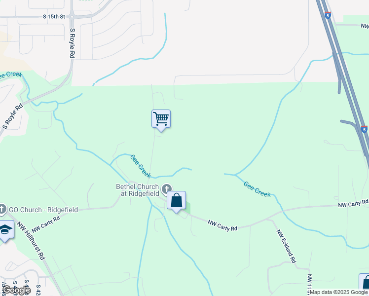 map of restaurants, bars, coffee shops, grocery stores, and more near in Ridgefield