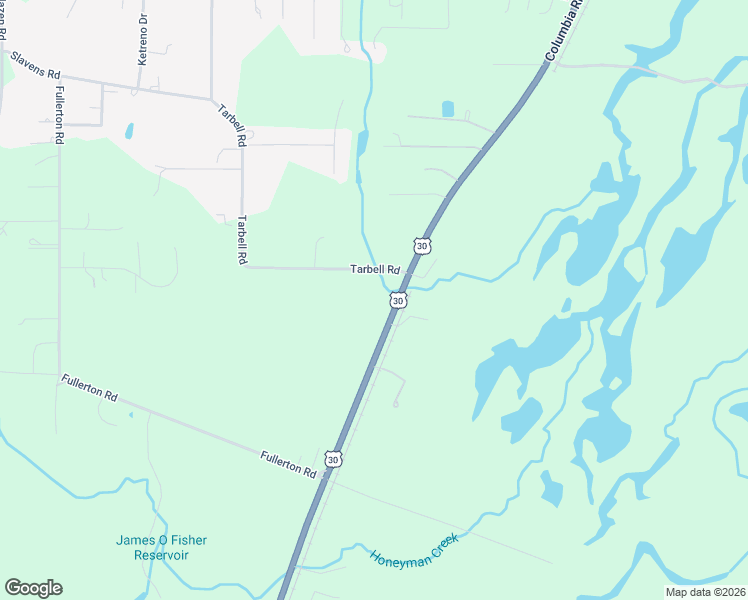 map of restaurants, bars, coffee shops, grocery stores, and more near 55161 Columbia River Highway in Scappoose