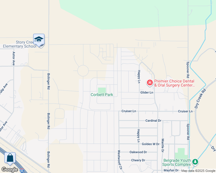 map of restaurants, bars, coffee shops, grocery stores, and more near 920 Dillinger Drive in Belgrade