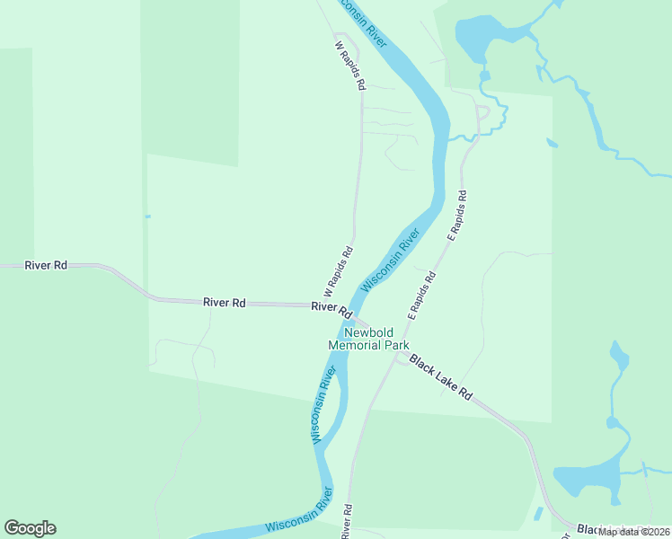 map of restaurants, bars, coffee shops, grocery stores, and more near 6838 West Rapids Road in Lake Tomahawk