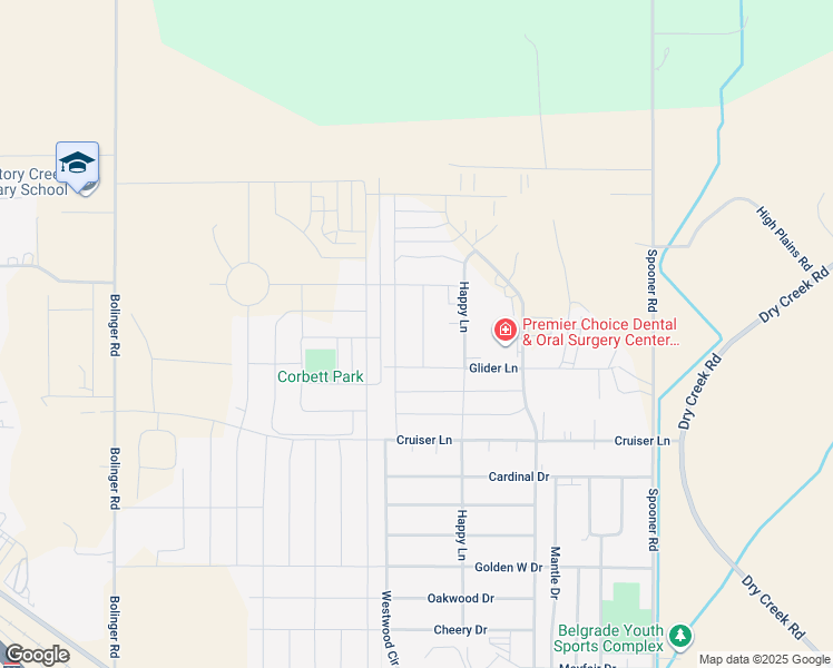 map of restaurants, bars, coffee shops, grocery stores, and more near 1125 Happy Lane in Belgrade