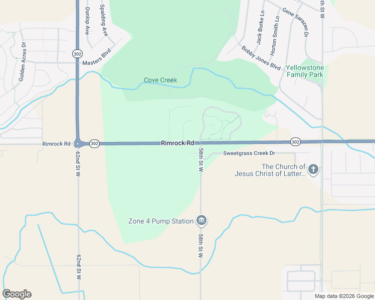 map of restaurants, bars, coffee shops, grocery stores, and more near 5819 Mared Street in Billings