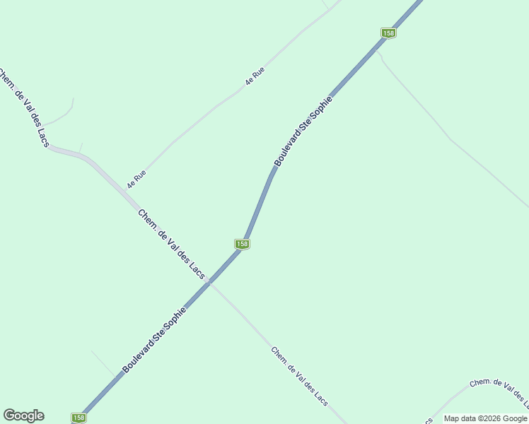 map of restaurants, bars, coffee shops, grocery stores, and more near 2799 Boulevard Sainte Sophie in Sainte-Sophie