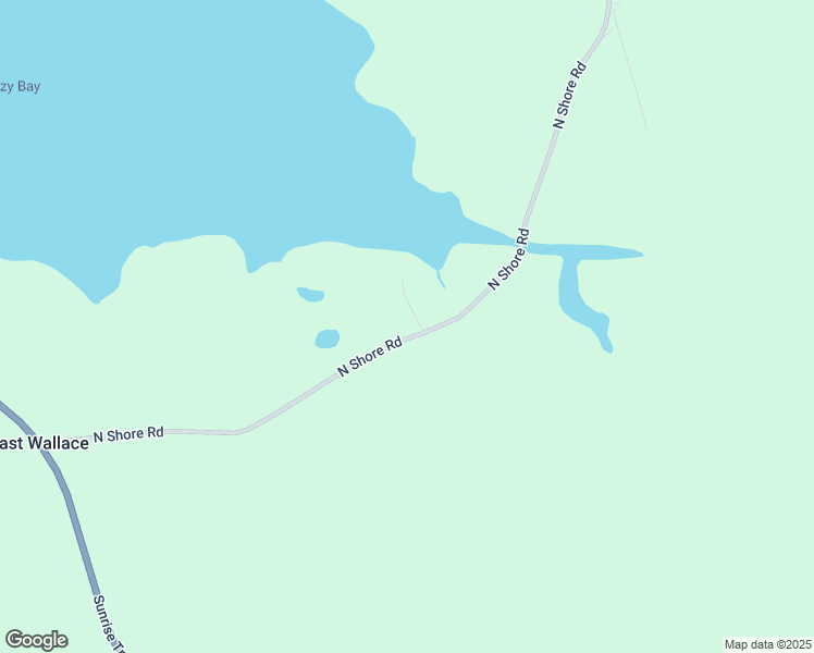 map of restaurants, bars, coffee shops, grocery stores, and more near 241 North Shore Road in East Wallace