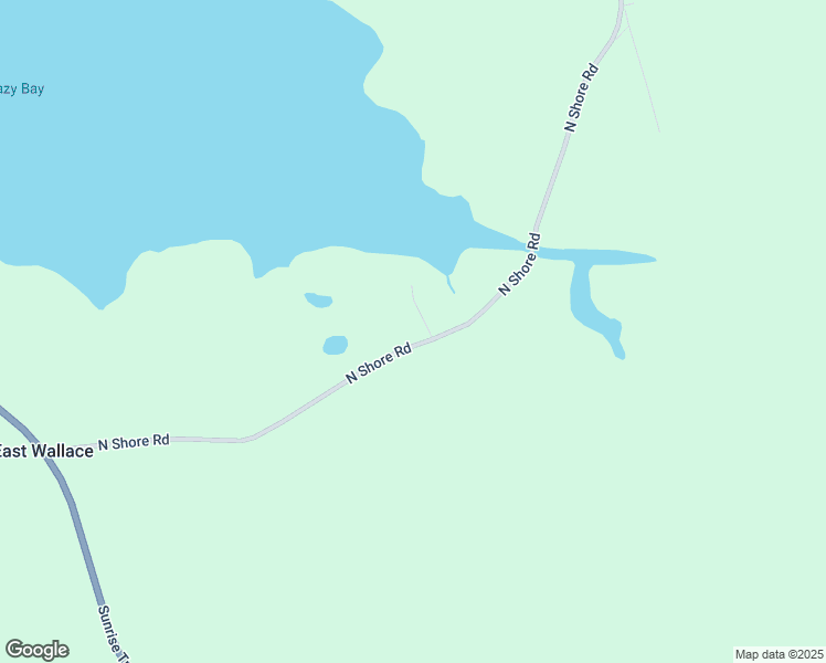 map of restaurants, bars, coffee shops, grocery stores, and more near 241 North Shore Road in East Wallace