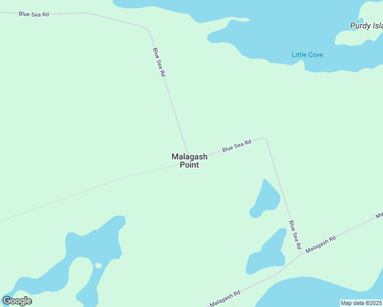 map of restaurants, bars, coffee shops, grocery stores, and more near Blue Sea Road in Cumberland County