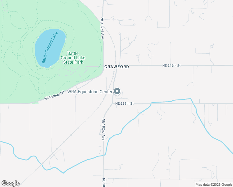 map of restaurants, bars, coffee shops, grocery stores, and more near 24508 Northeast Crawford Road in Battle Ground