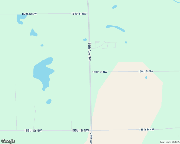 map of restaurants, bars, coffee shops, grocery stores, and more near 16001 25th Avenue Northwest in Rice