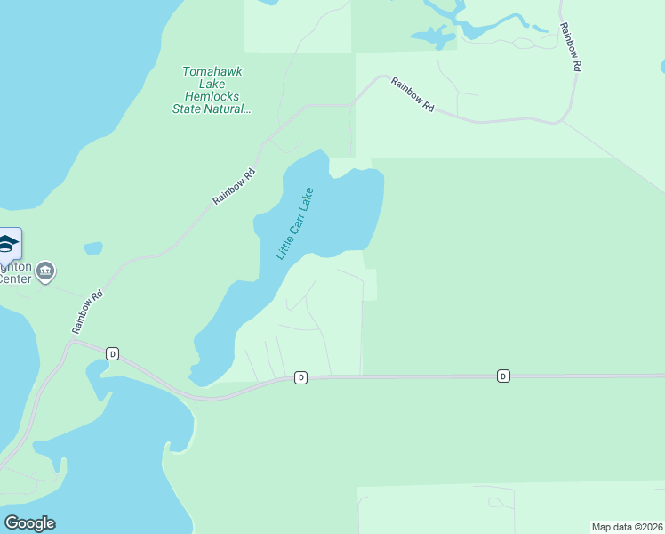 map of restaurants, bars, coffee shops, grocery stores, and more near 6955 Elm Road in Lake Tomahawk