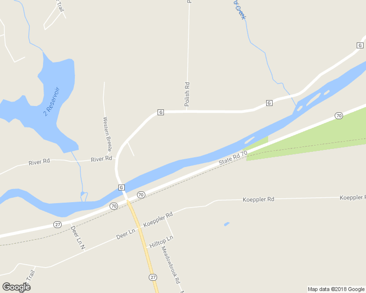 map of restaurants, bars, coffee shops, grocery stores, and more near 4590 County Highway G in Ojibwa