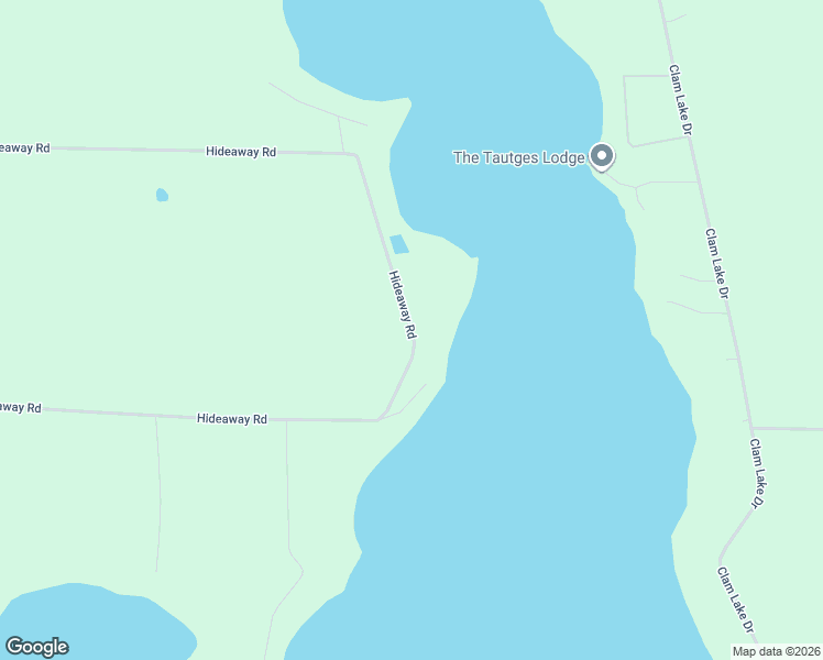 map of restaurants, bars, coffee shops, grocery stores, and more near 6587 Hideaway Road in Siren