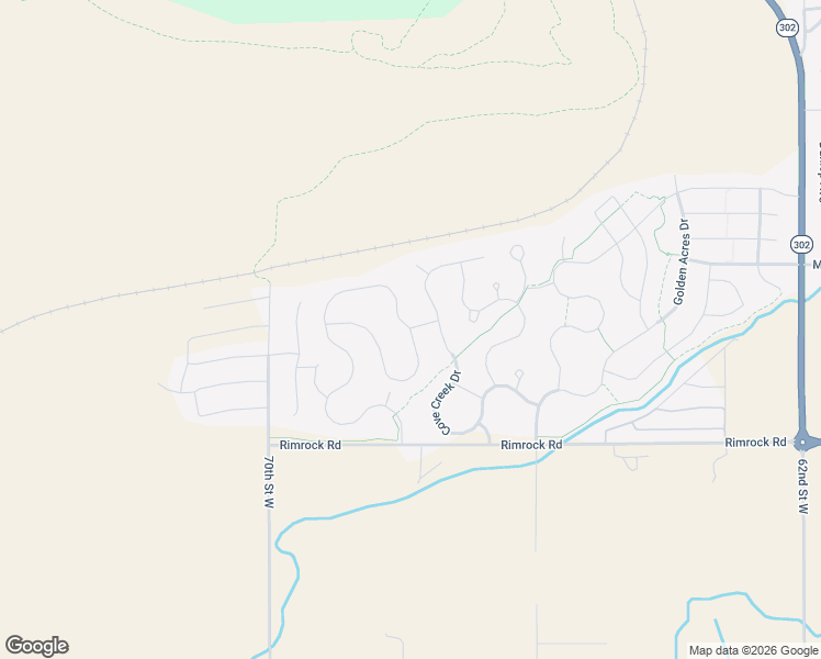 map of restaurants, bars, coffee shops, grocery stores, and more near West Copper Ridge Loop in Billings