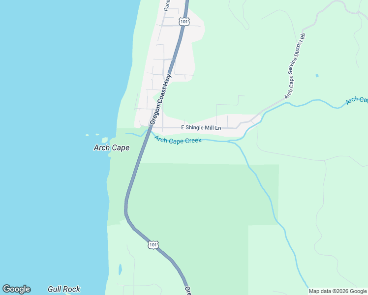 map of restaurants, bars, coffee shops, grocery stores, and more near 31970 East Shingle Mill Lane in Arch Cape