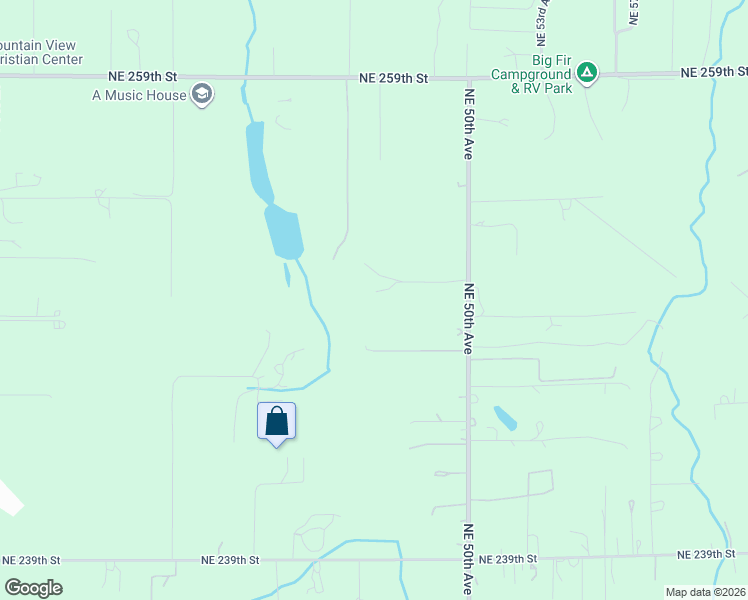 map of restaurants, bars, coffee shops, grocery stores, and more near 25014 Northeast 50th Avenue in Ridgefield